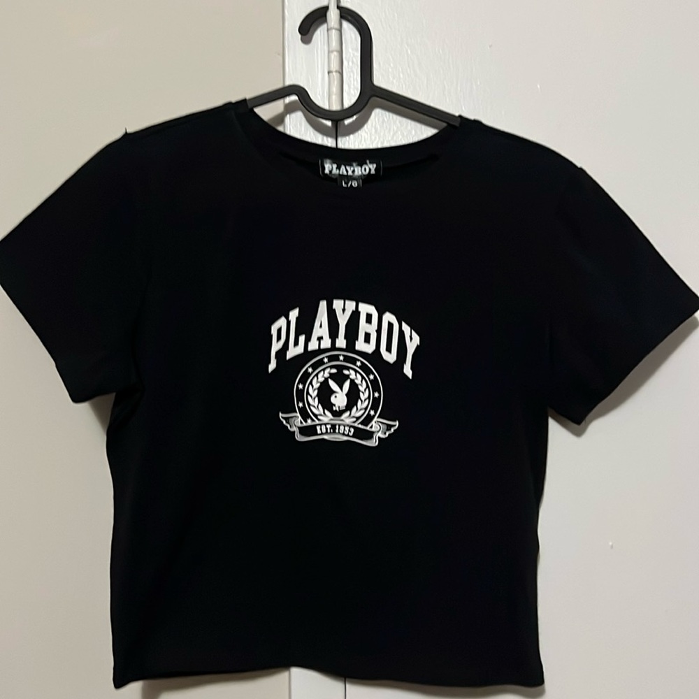 NWT PLAYBOY CROP TEE